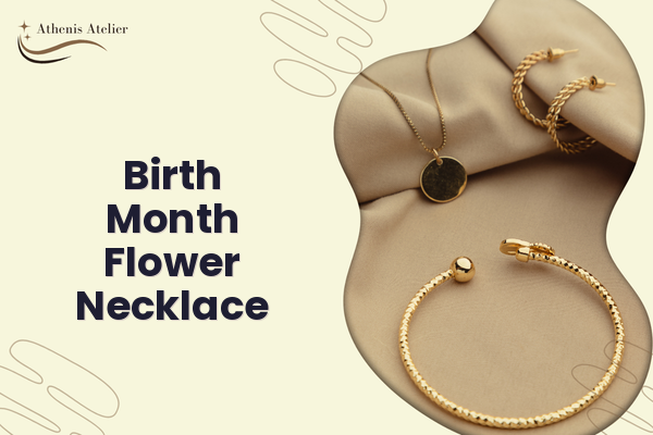 Birth Month Flower Necklace
