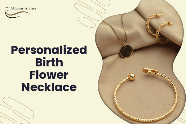 Personalized Birth Flower Necklace